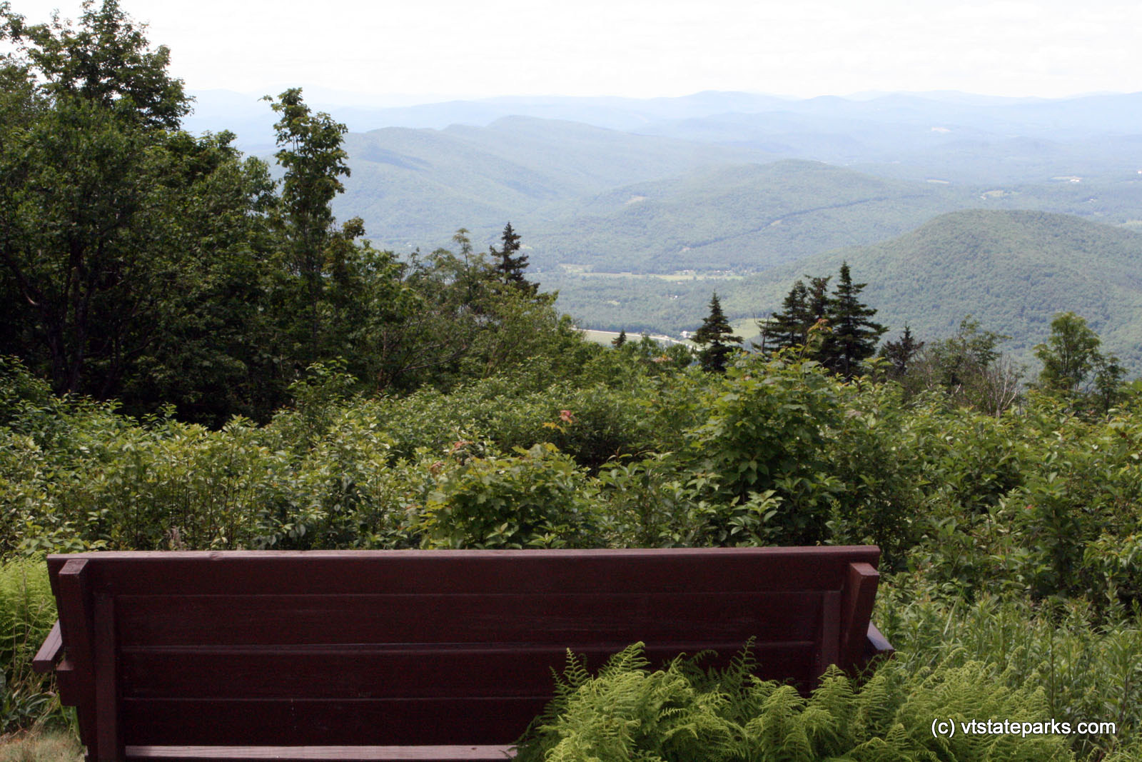View from summit at Mt. Ascutney State Park by Sharon Krampitz