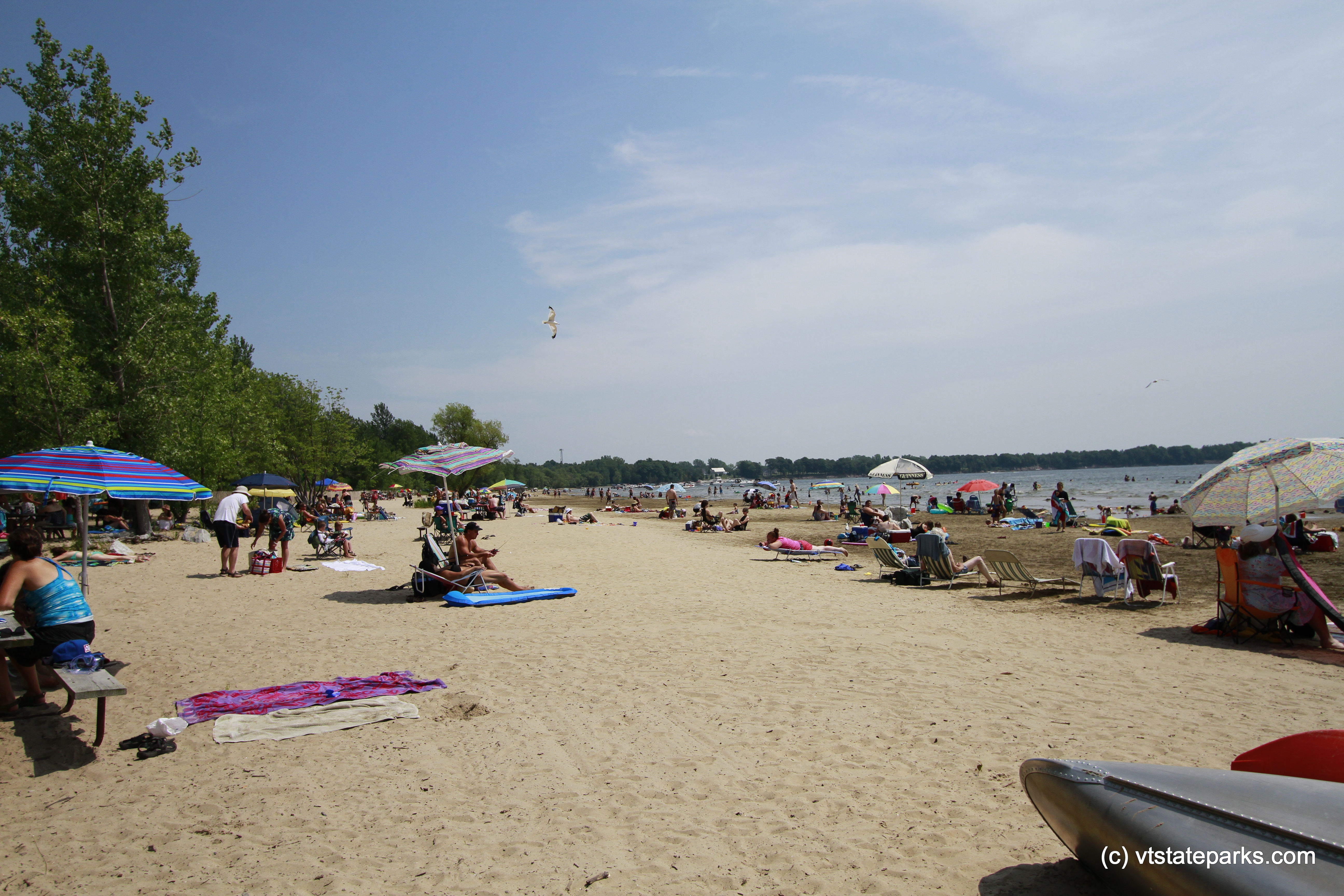 Alburg Dunes State Park is famous for its sandy, long beach, by Raven Schwan-Noble