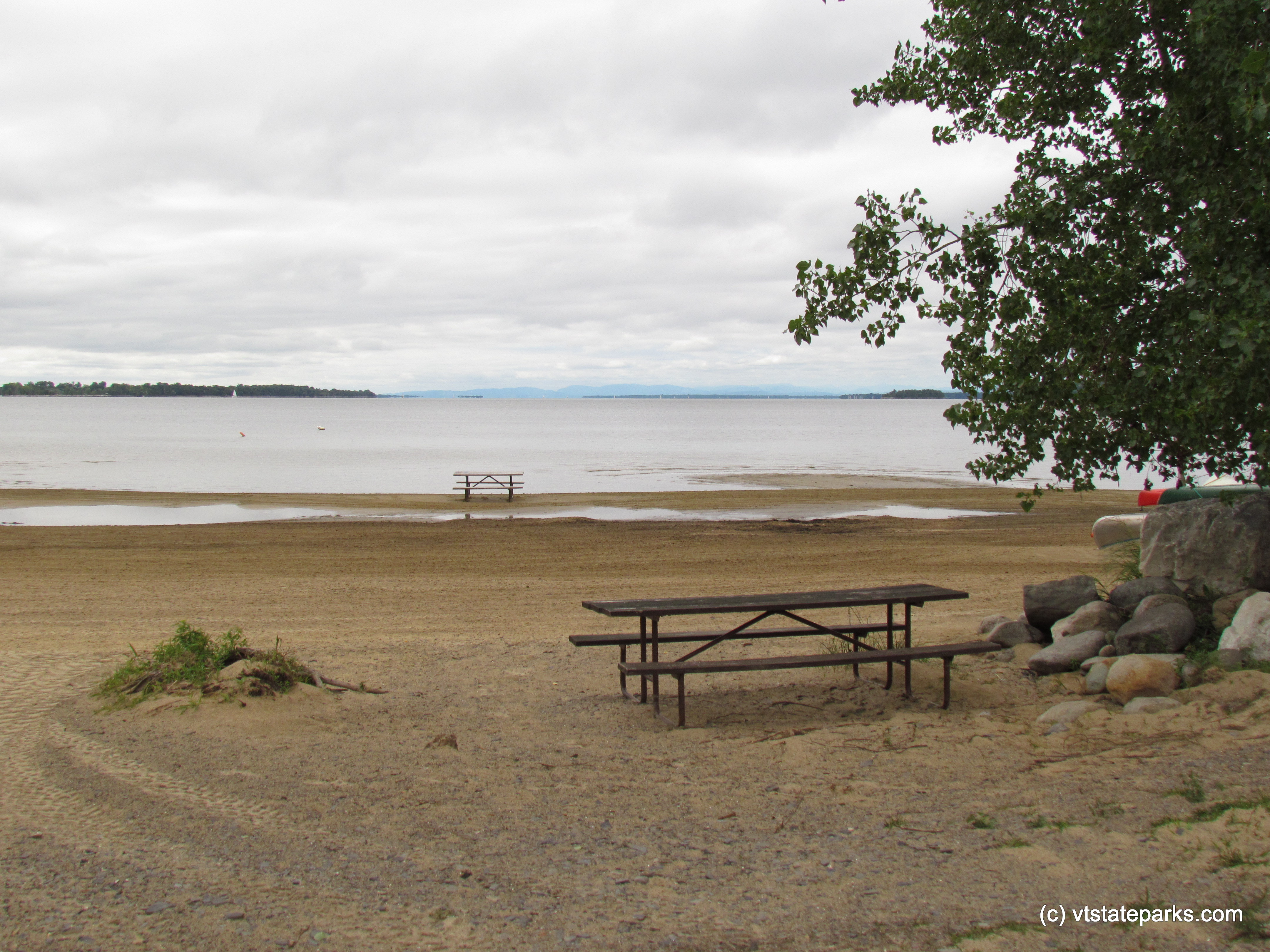 Early morning beach at Alburg Dunes State Park by Raven Schwan-Noble