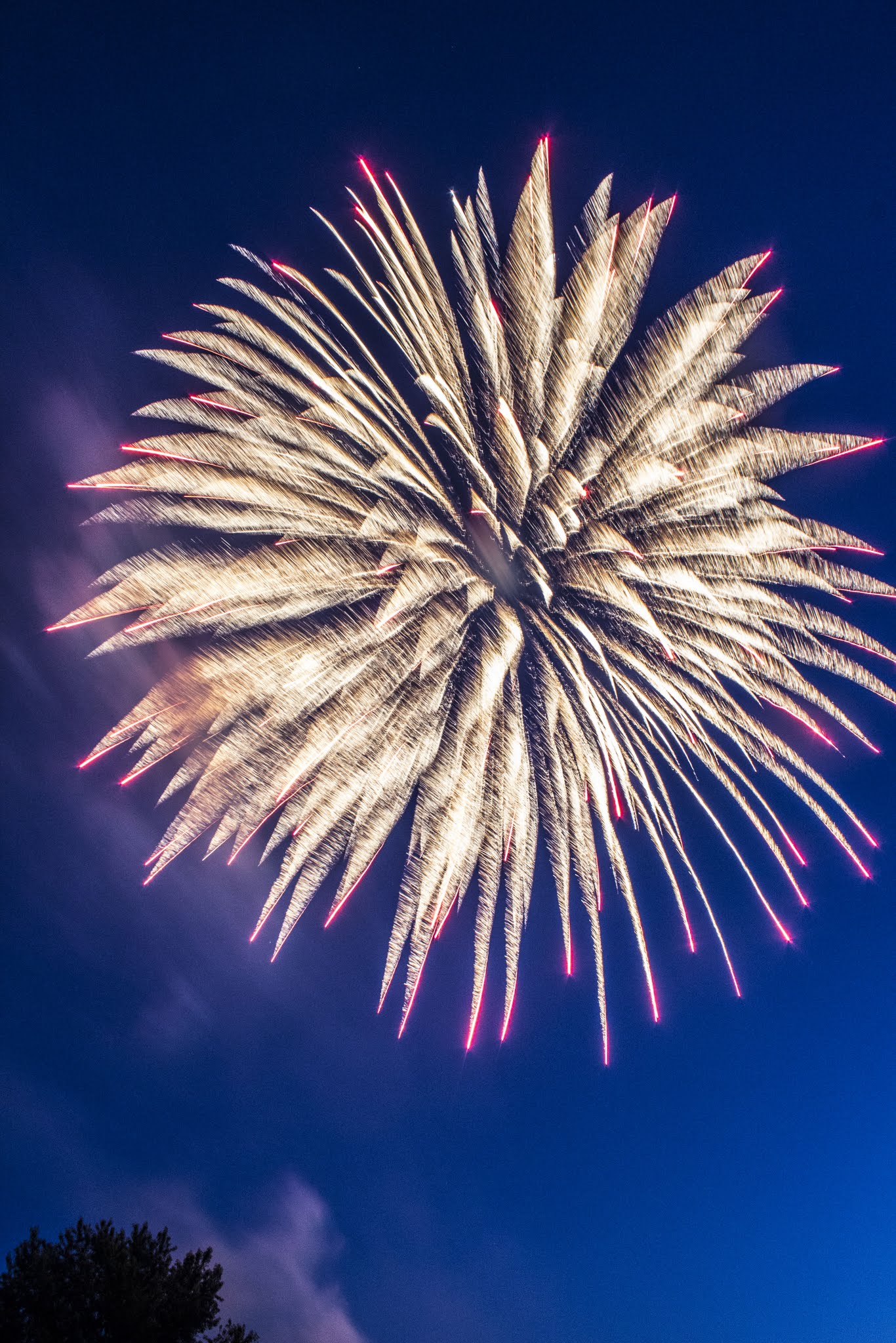 Fireworks from Knight Point State Park by Kristen Jensen