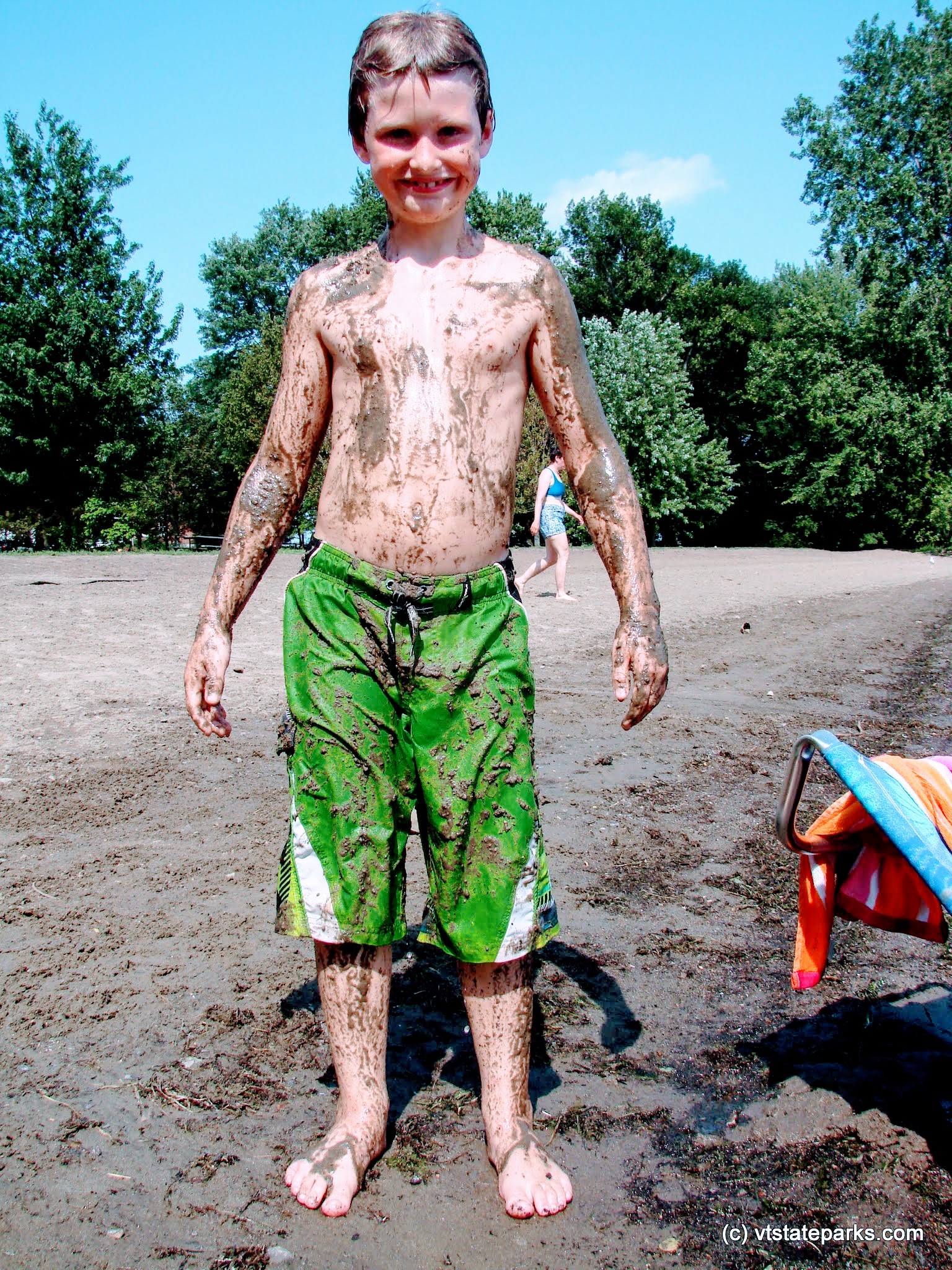 Nothing says 'fun' like wet sand, Knight Point State Park by Sara Hayes