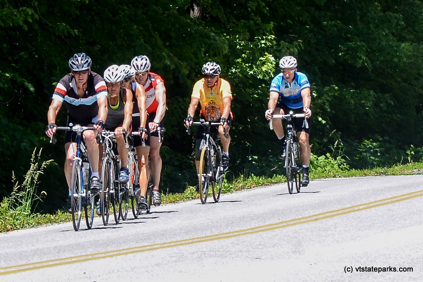 Bikers at Knight Point State Park by Raven Schwan-Noble