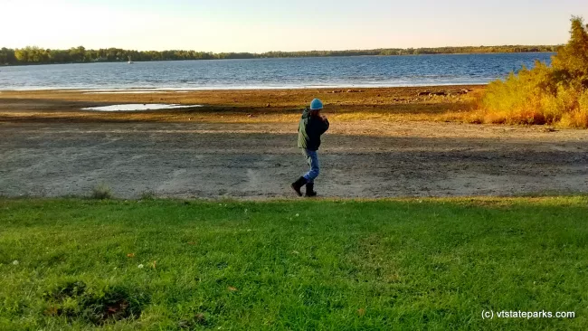 Morning walk on the beach at Knight Point State Park