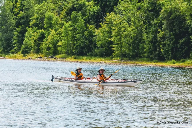 Sparkling water for canoeing at Knight Point State Park by Raven Schwan-Noble