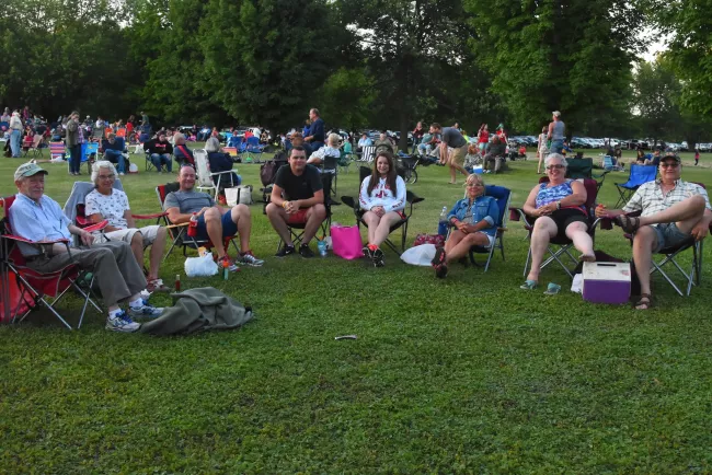 Group relaxing at Knight Point State Park by Raven Schwan-Noble