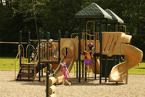The playground at Camp Plymouth State Park (photo credit: James La Morder)