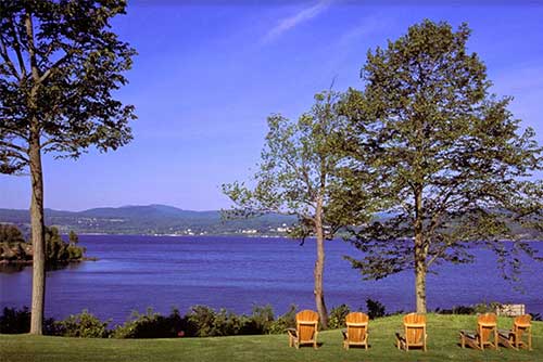 Adirondack chairs offer a great view at D.A.R. State Park