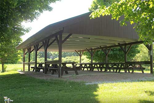 The picnic pavilion at Knight Point State Park (photo credit: Josh Rhodes)