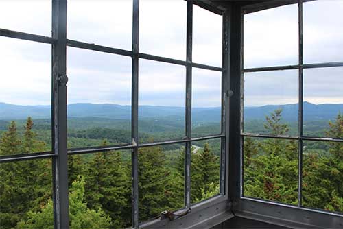 The view from the fire tower at Molly Stark State Park (photo credit: Jess Lubas)