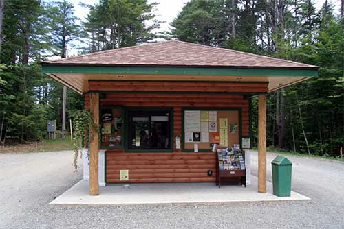 The park office at Quechee State Park (photo credit: Sharon Krampitz)
