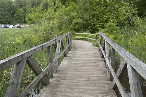The bridge at Silver Lake State Park (photo credit: Pembroke Werden)