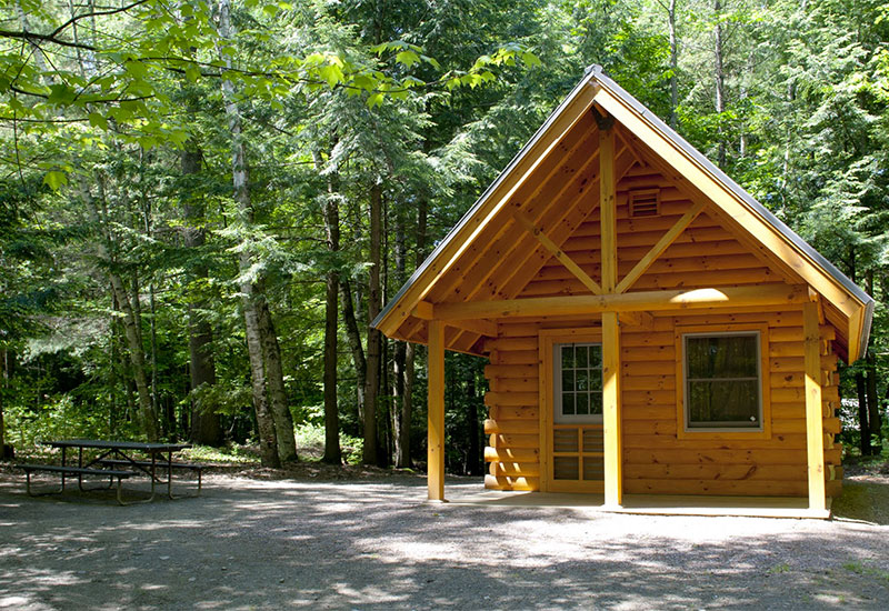 The Bobcat cabin at Little River State Park