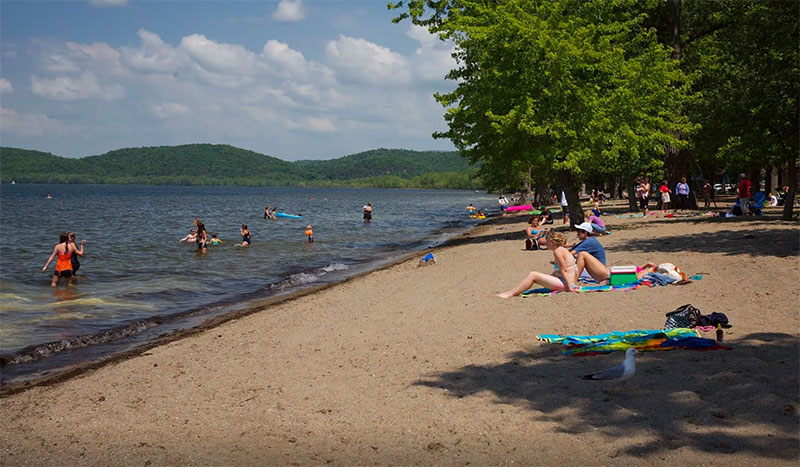 Sand Bar is known for its awesome beach on Lake Champlain