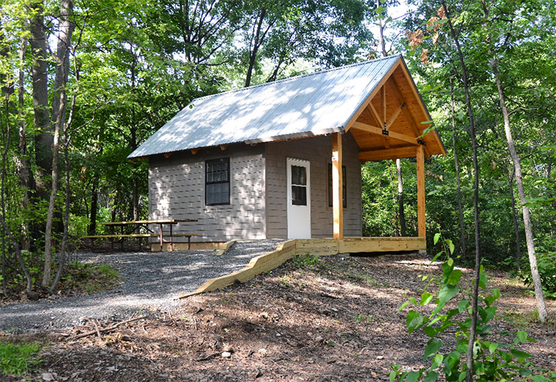 The Savage Cabin at Burton Island State Park