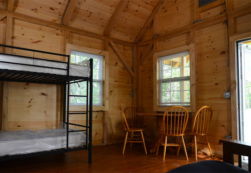 The Sunset Cabin at Burton Island State Park