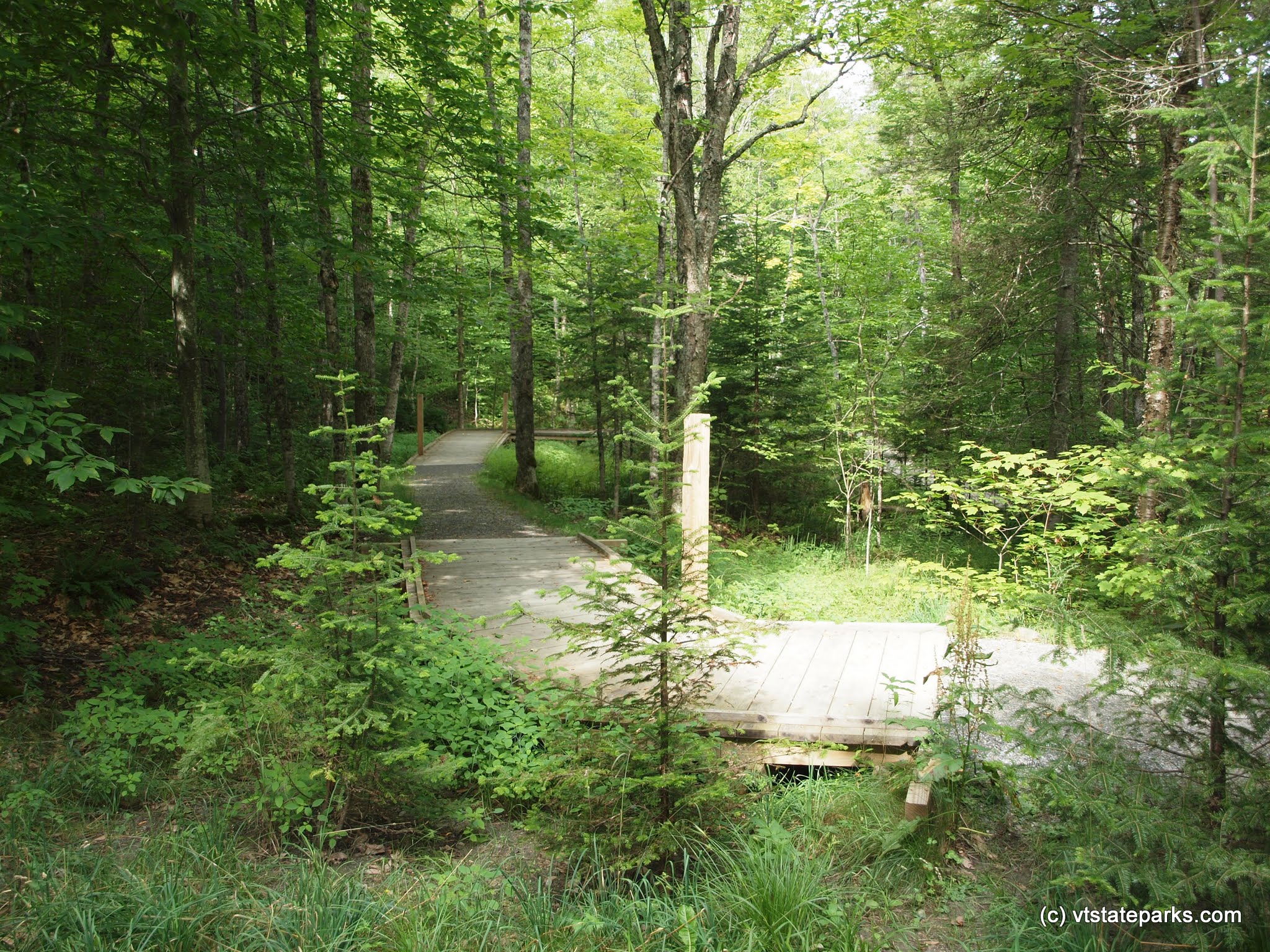 Wooden walkway at Green River Reservoir by Norm & Sharon Rabtoy