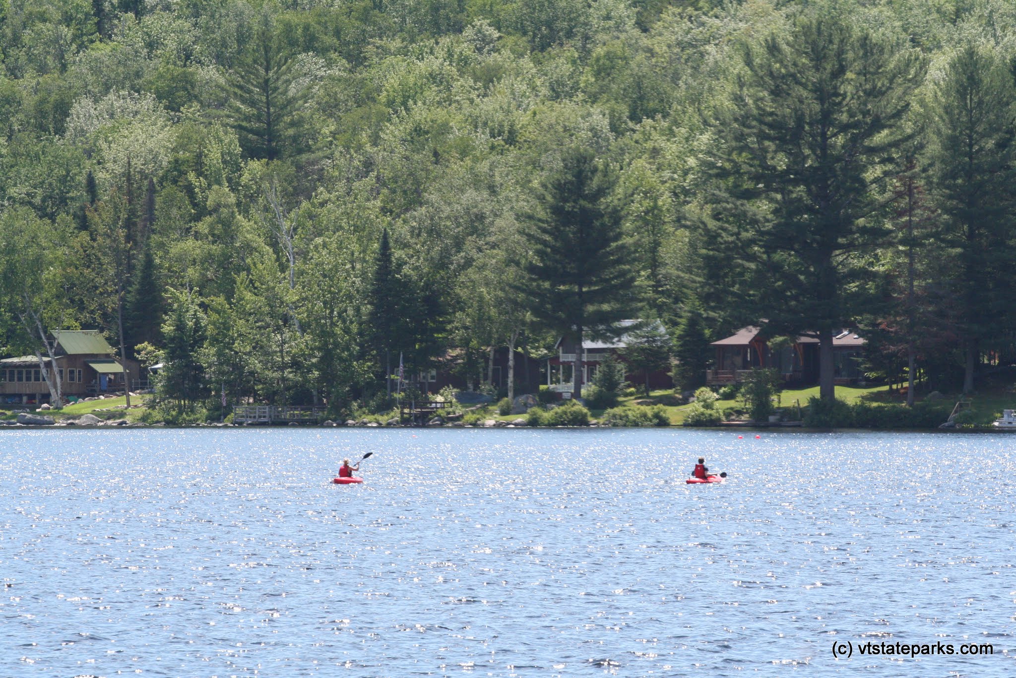 Kayaking on Lake Groton, Boulder Beach State Park by Christie Ertel