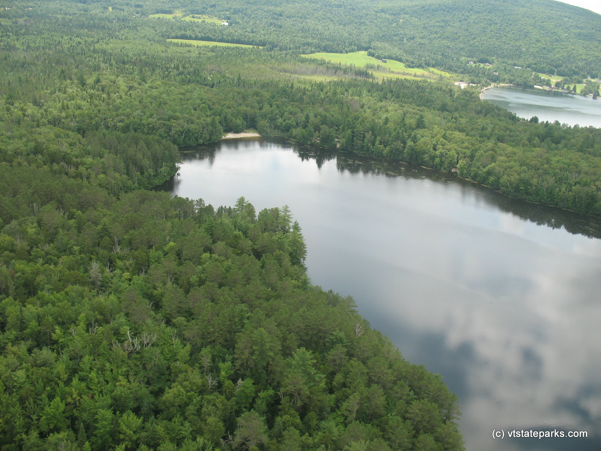 Overhead view of Brighton State Park