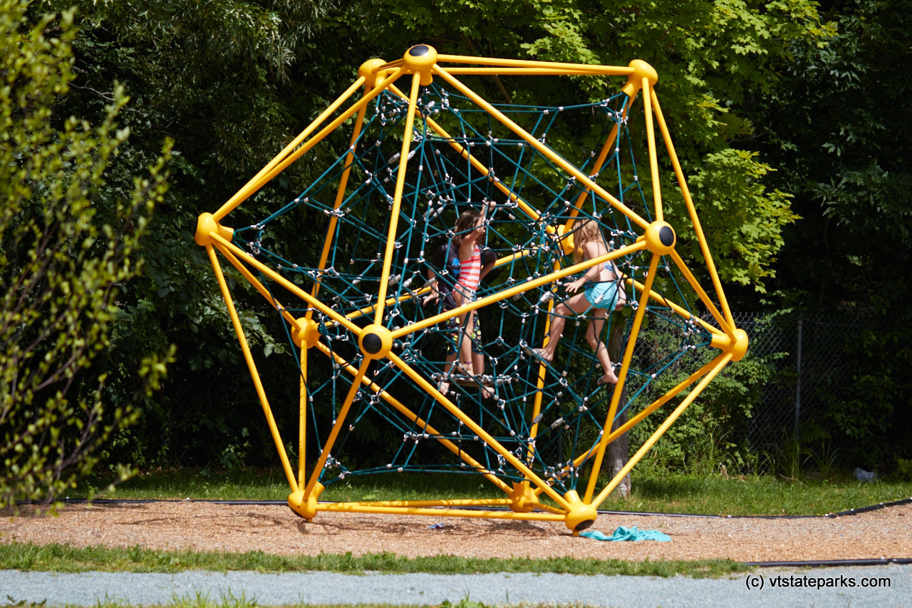 This is such a fun addition to the playground at Bomoseen State Park by Mike Conley