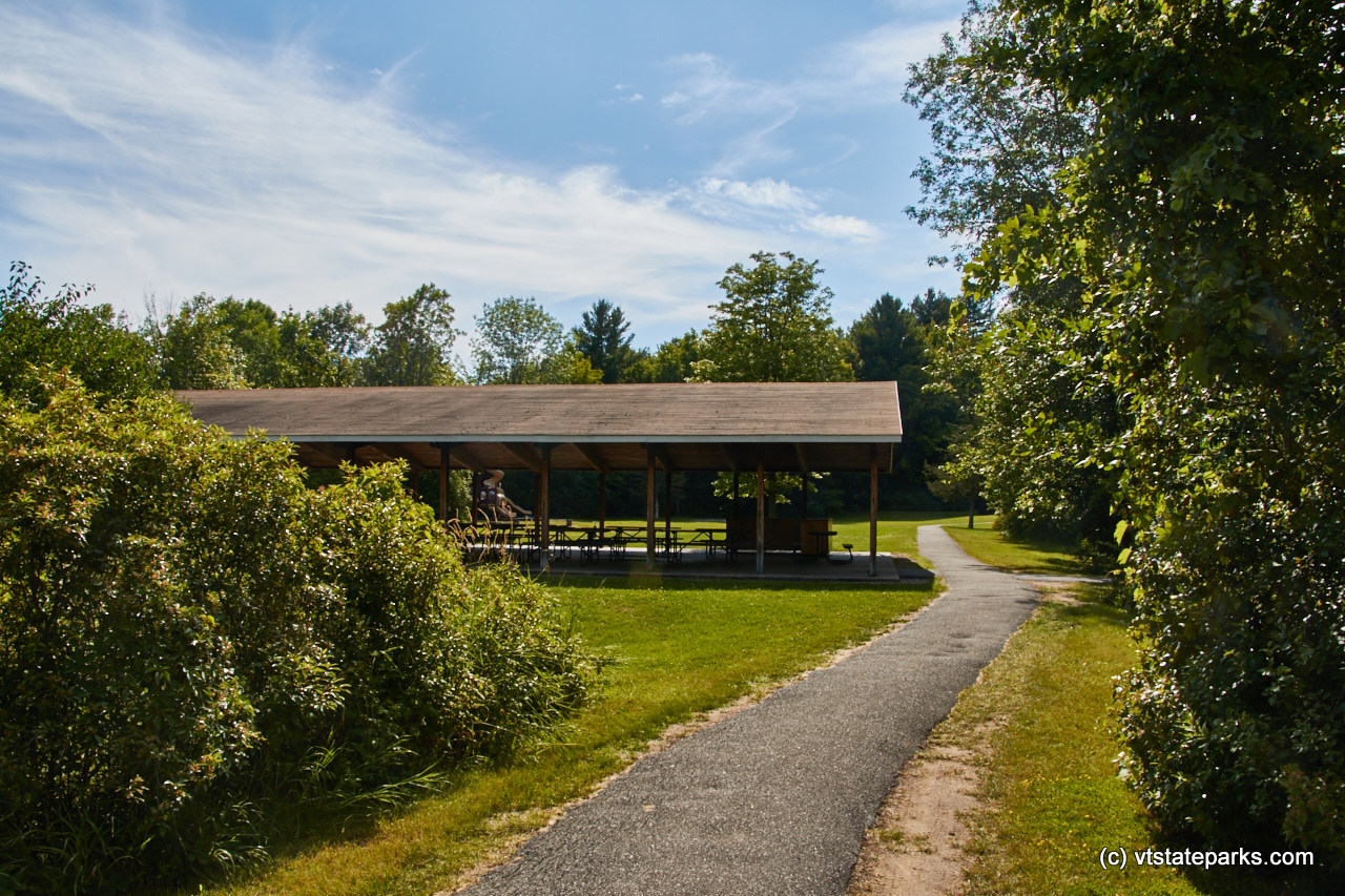 Huge pavilion at Button Bay State Park you can rent for your event by Mike Conley