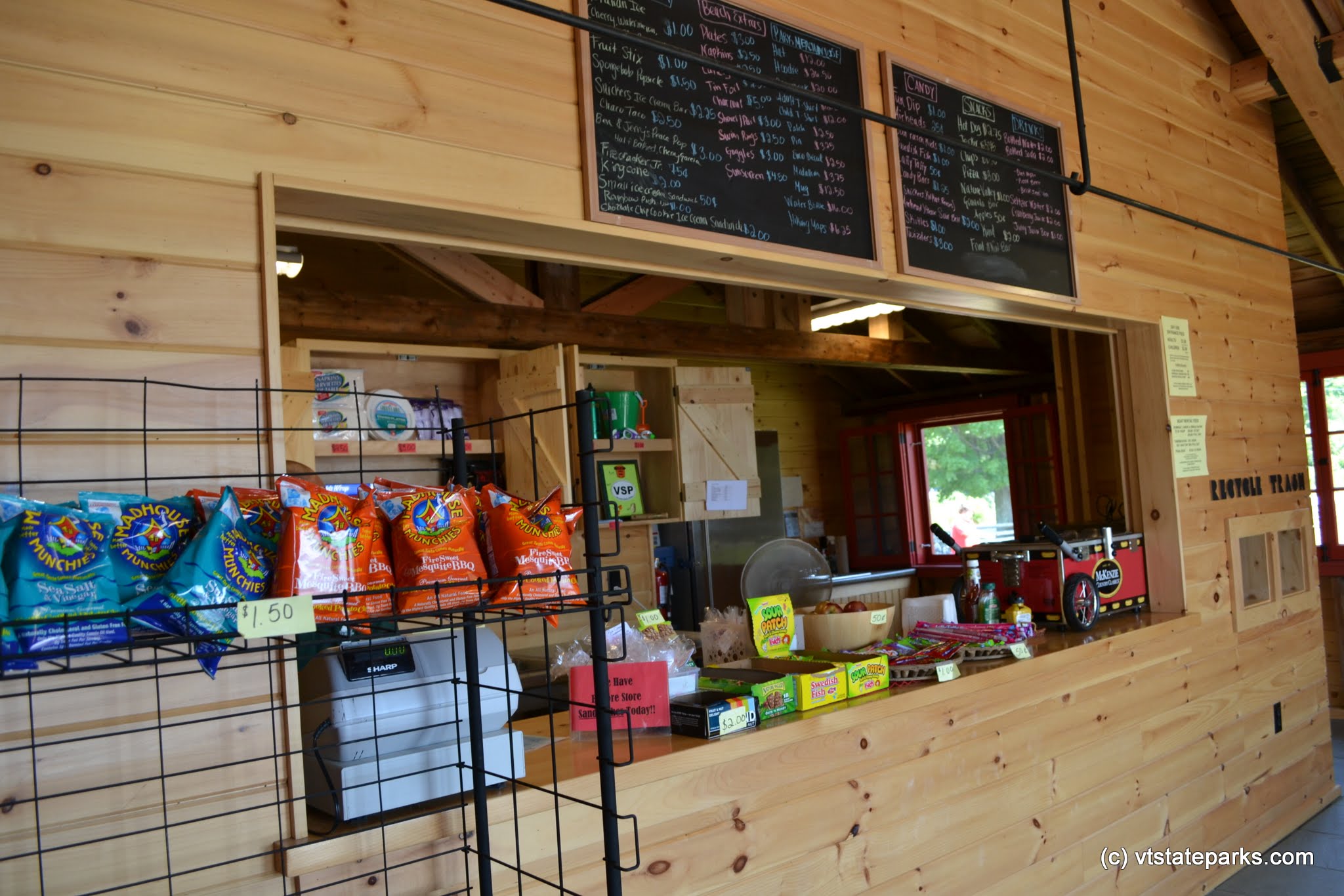 Snack bar at Elmore State Park by Alexandra Martin