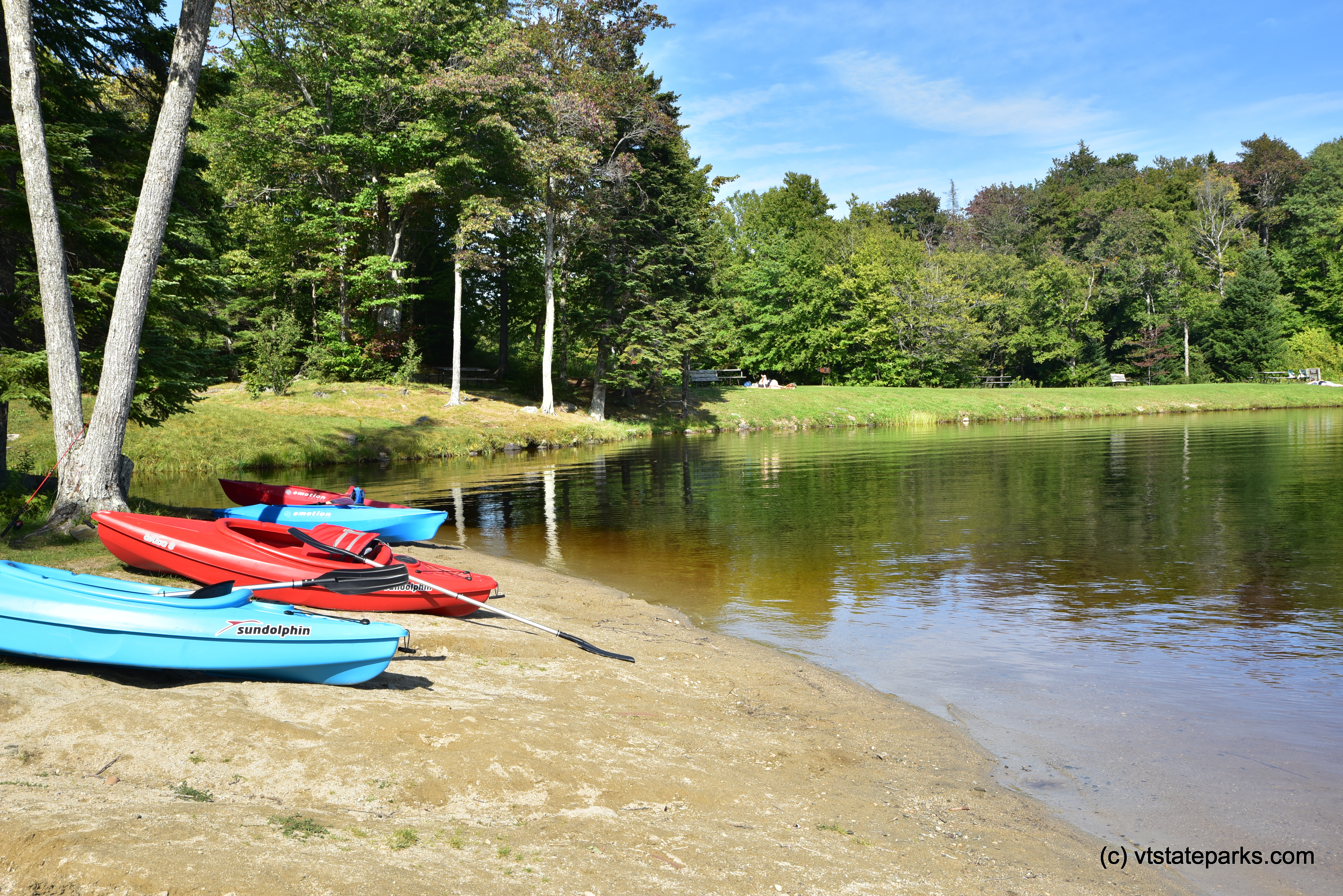 Kayaks avaliable to rent at Woodford State Park by Bill Steele