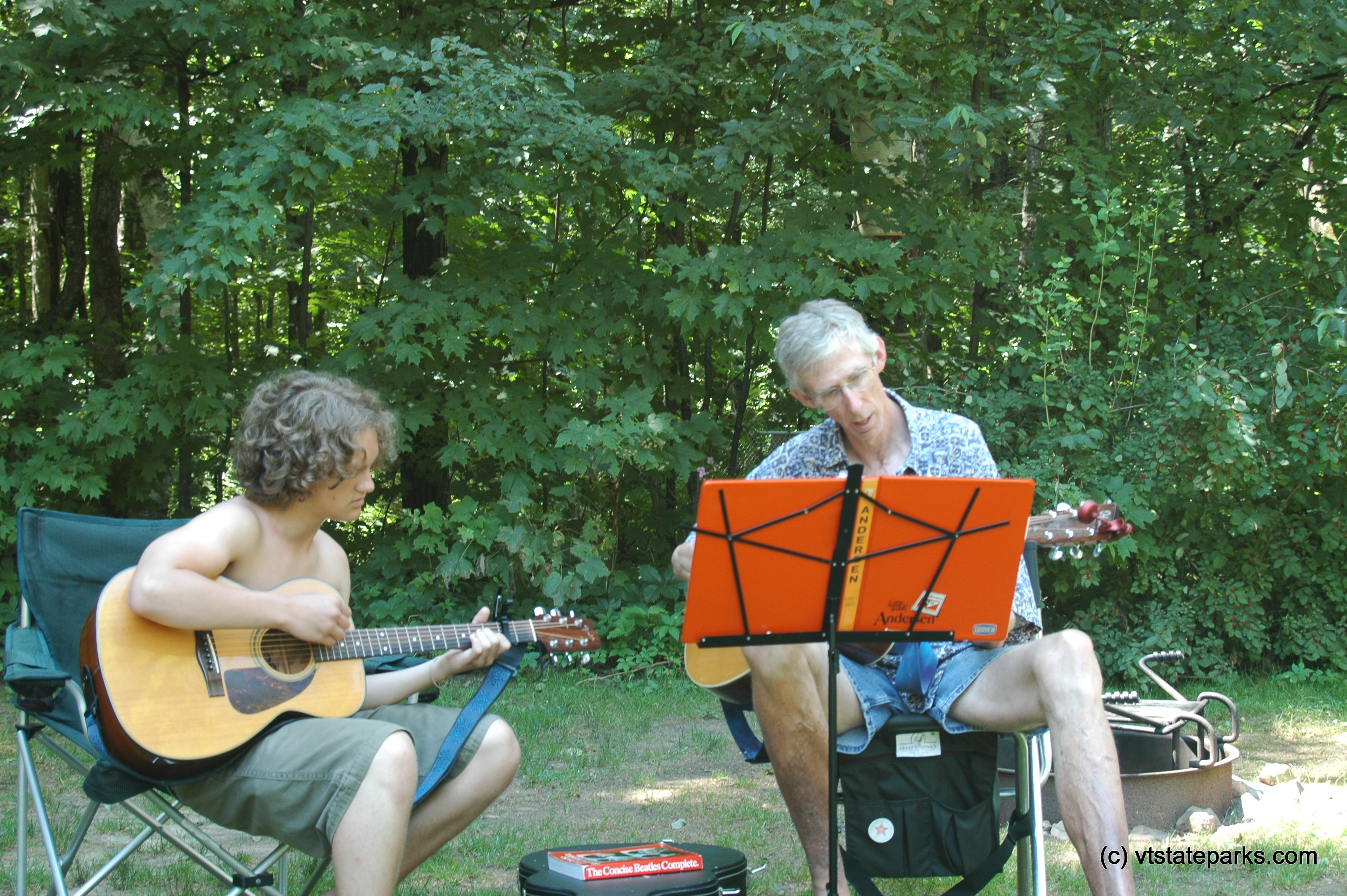 Music making at Branbury State Park