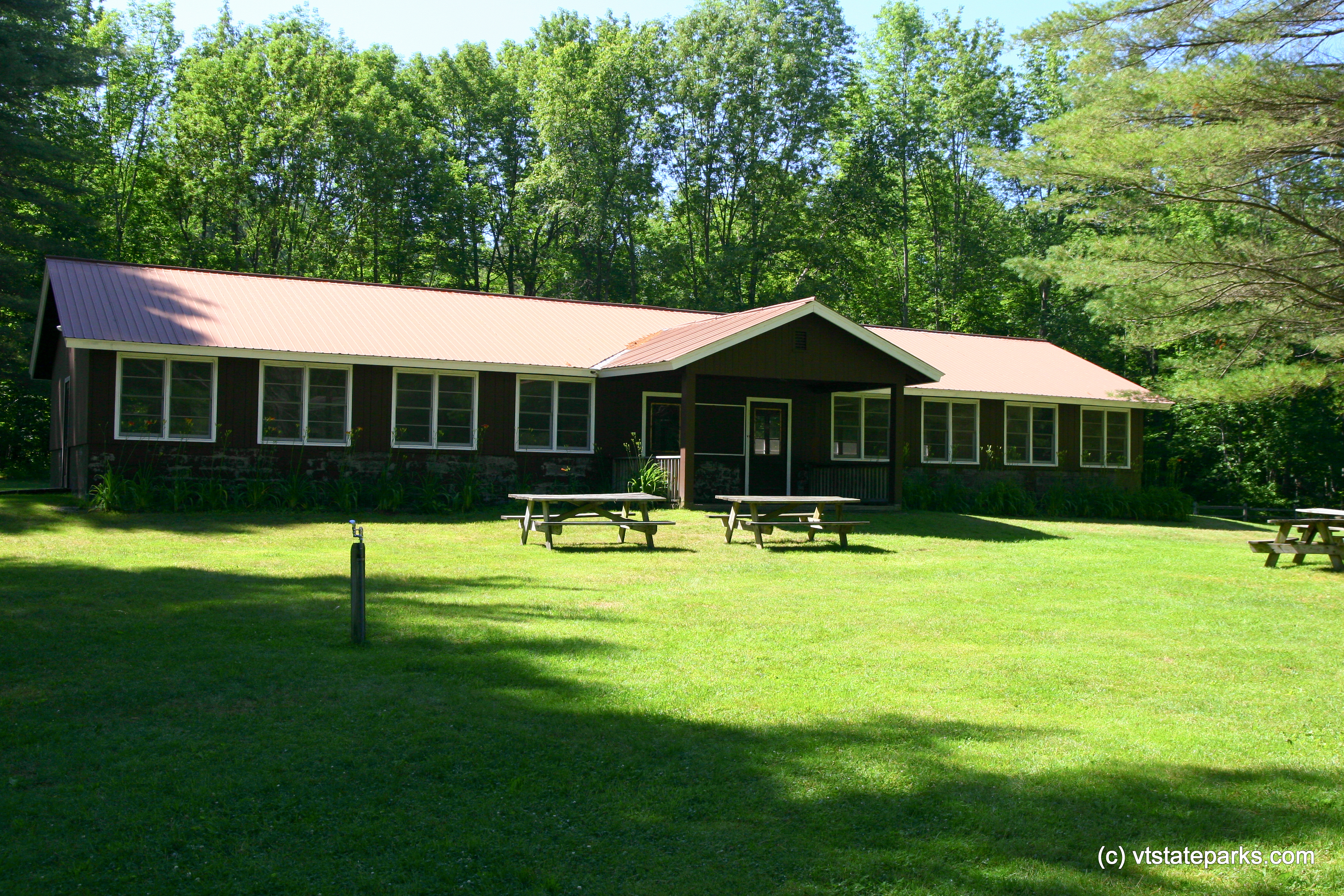 The Harwood Pavilion at Camp Plymouth State Park by Jared Clark