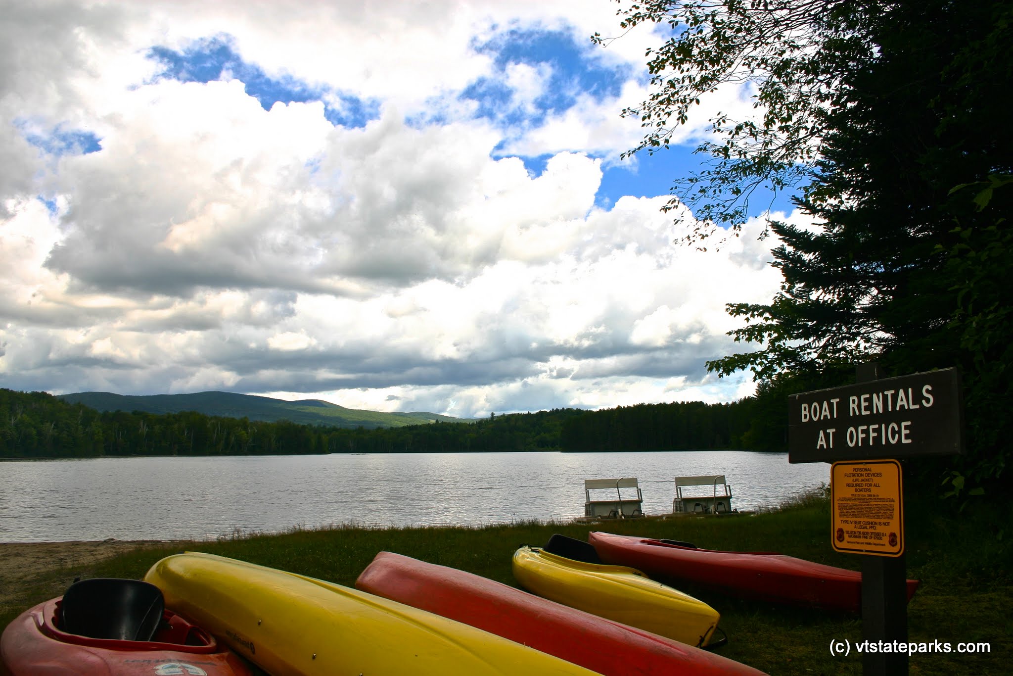 Boat rentals at Brighton State Park by Wesley Morris