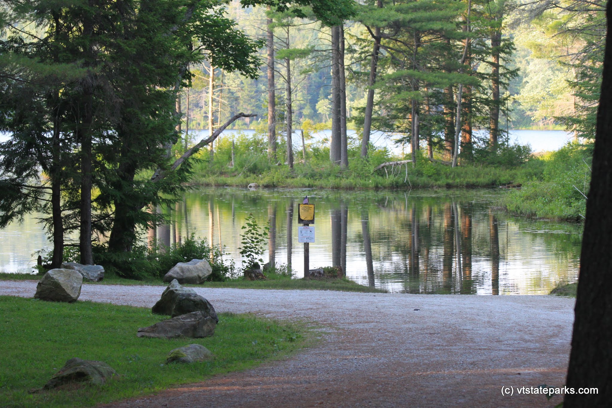 Boat launch at Lowell Lake State Park by Lene Gary