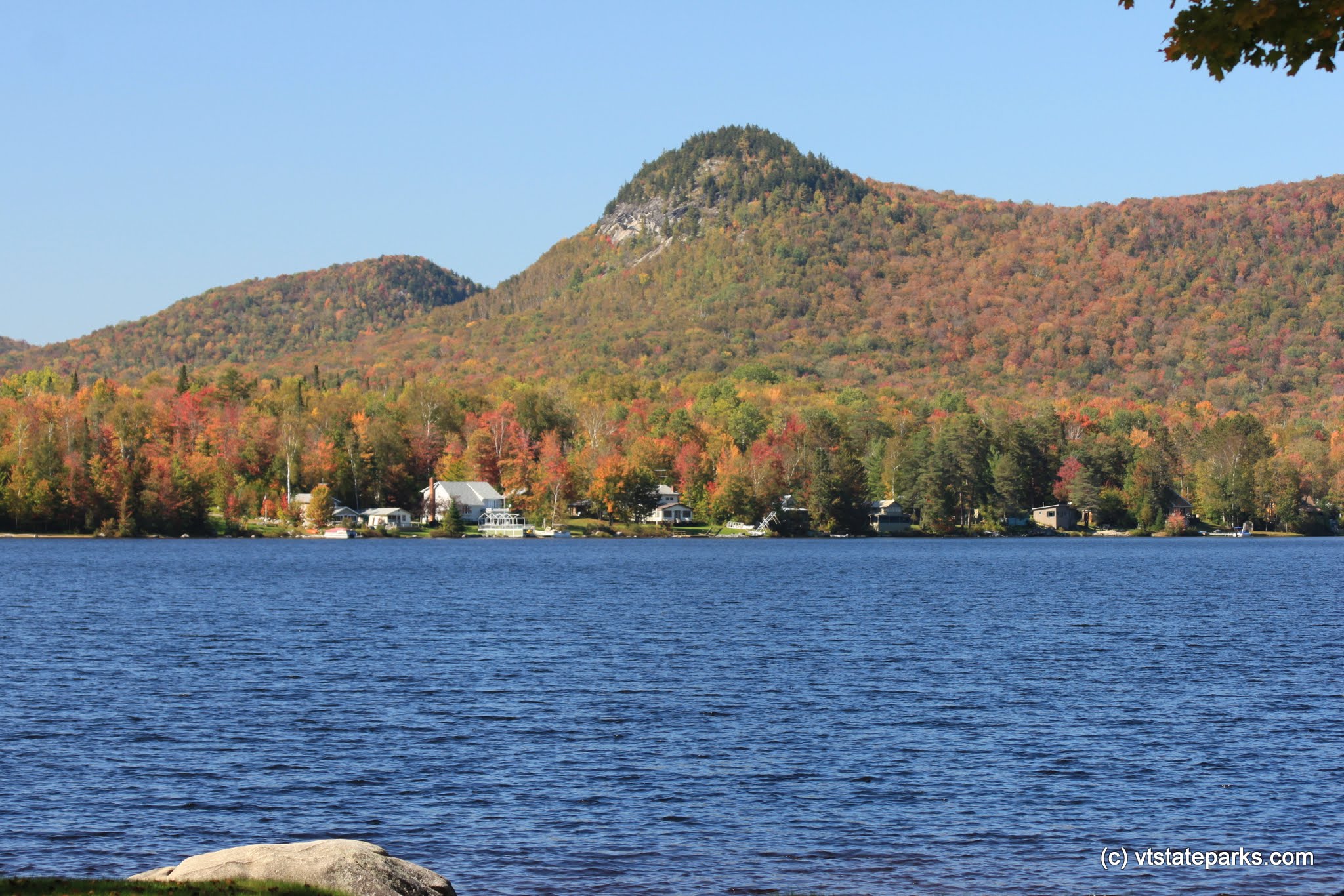 Lake Groton in the fall at Boulder Beach State Park by Lene Gary