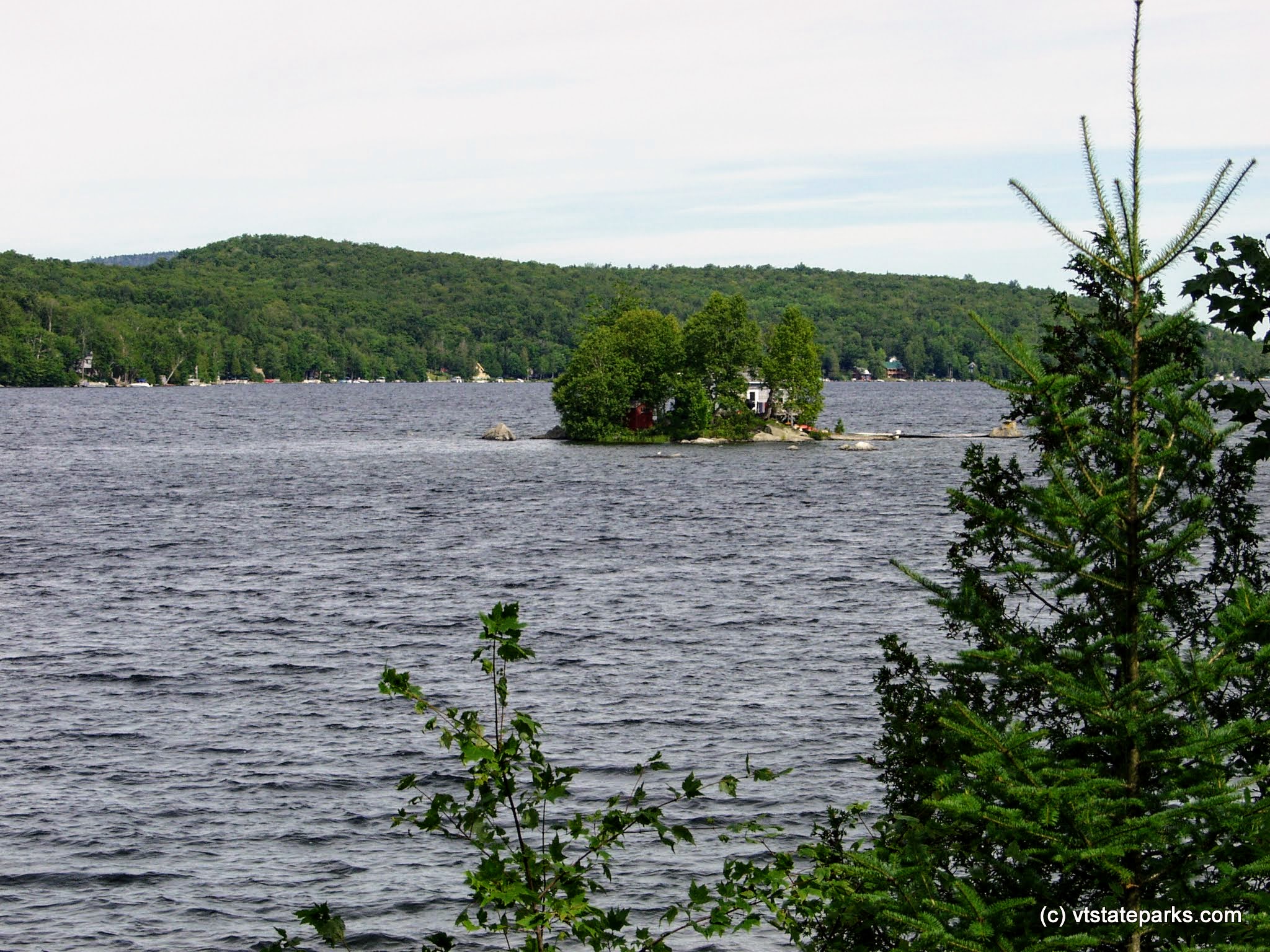 Island seen from Maidstone State Park