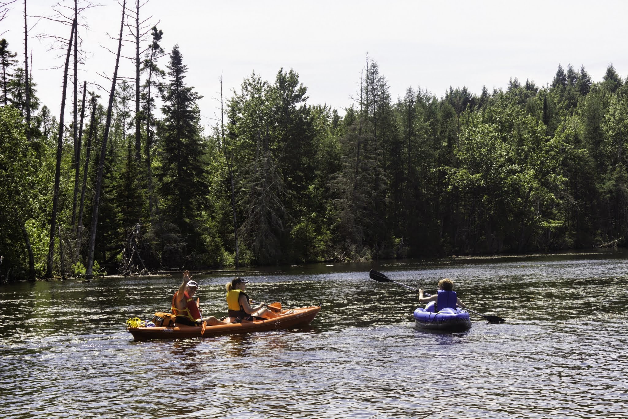 A beautiful day to kayak at Lake Carmi State Park by Heather Sefcik
