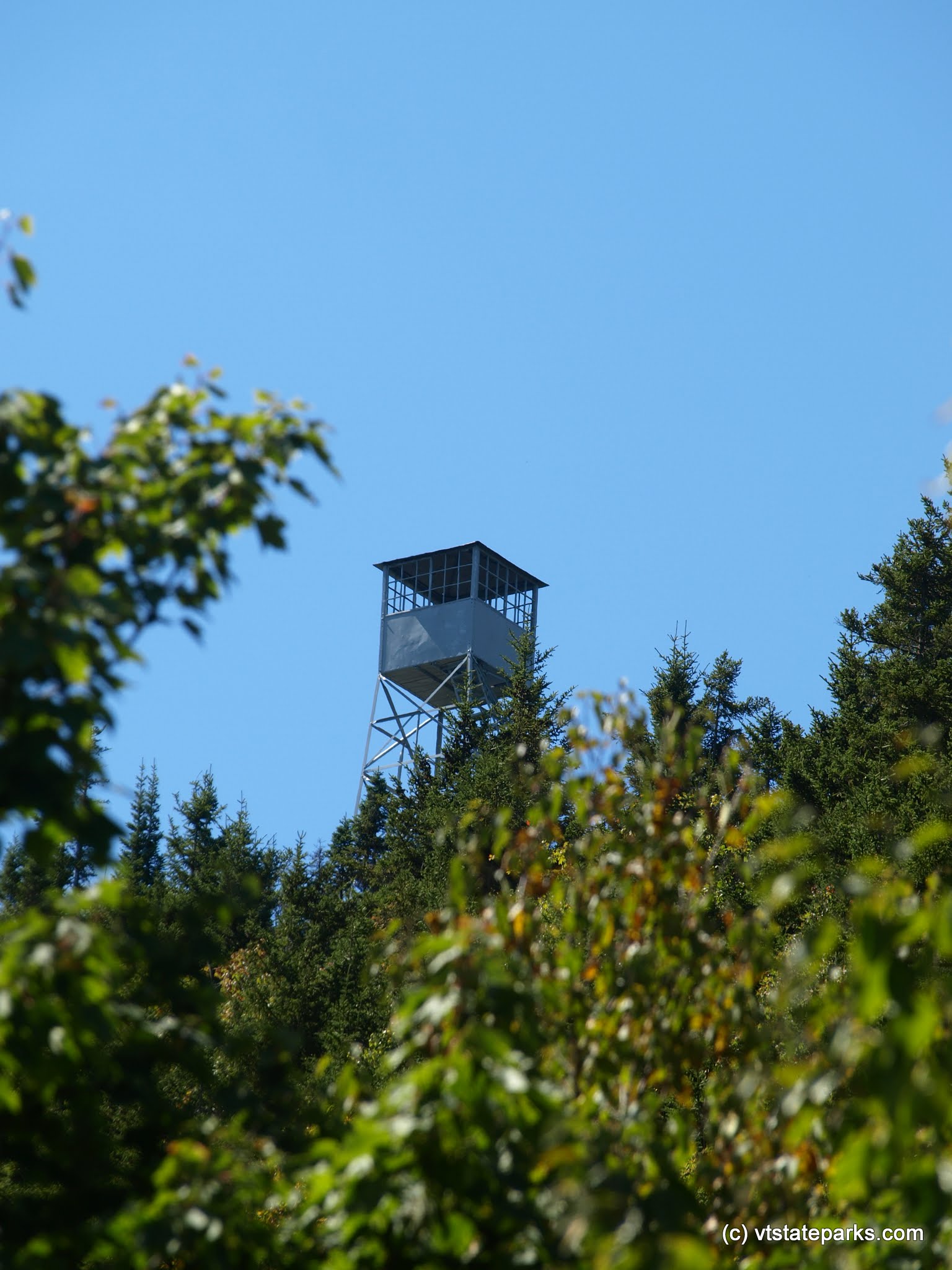 Mt. Elmore fire tower at Elmore State Park by Matt Parsons