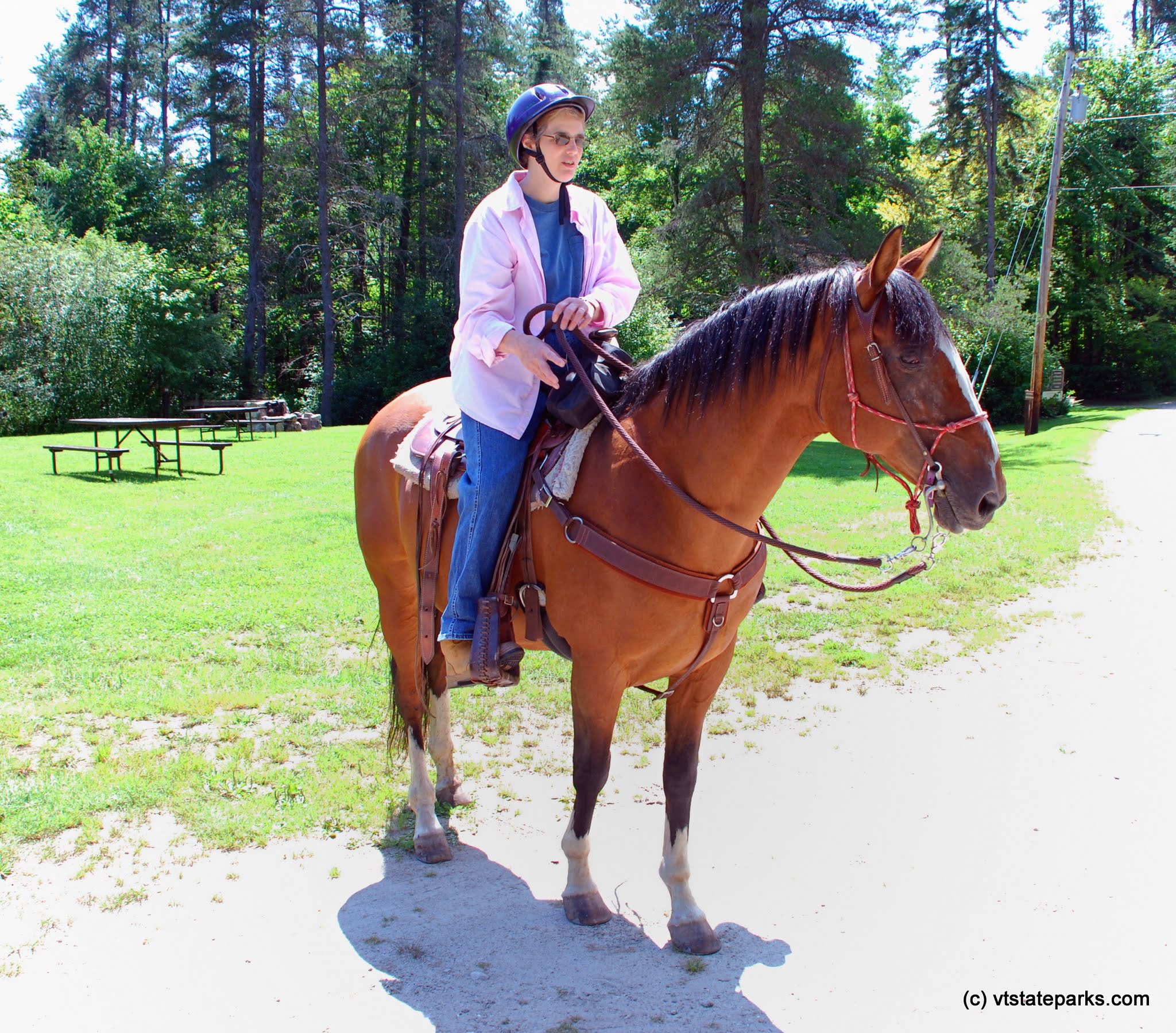 You can ride horses at New Discovery State Park