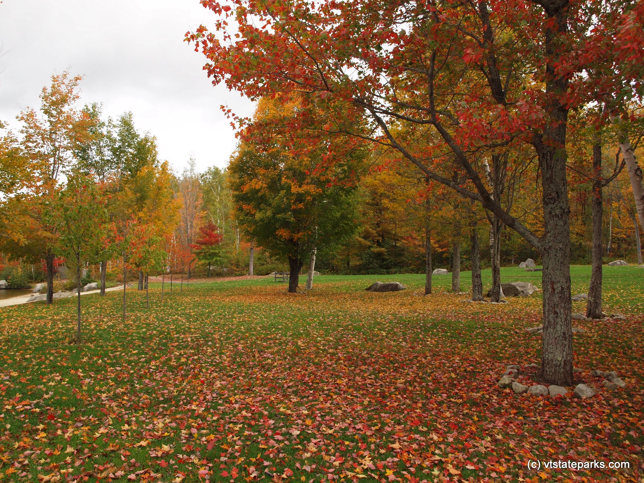 Boulder Beach State Park in the fall