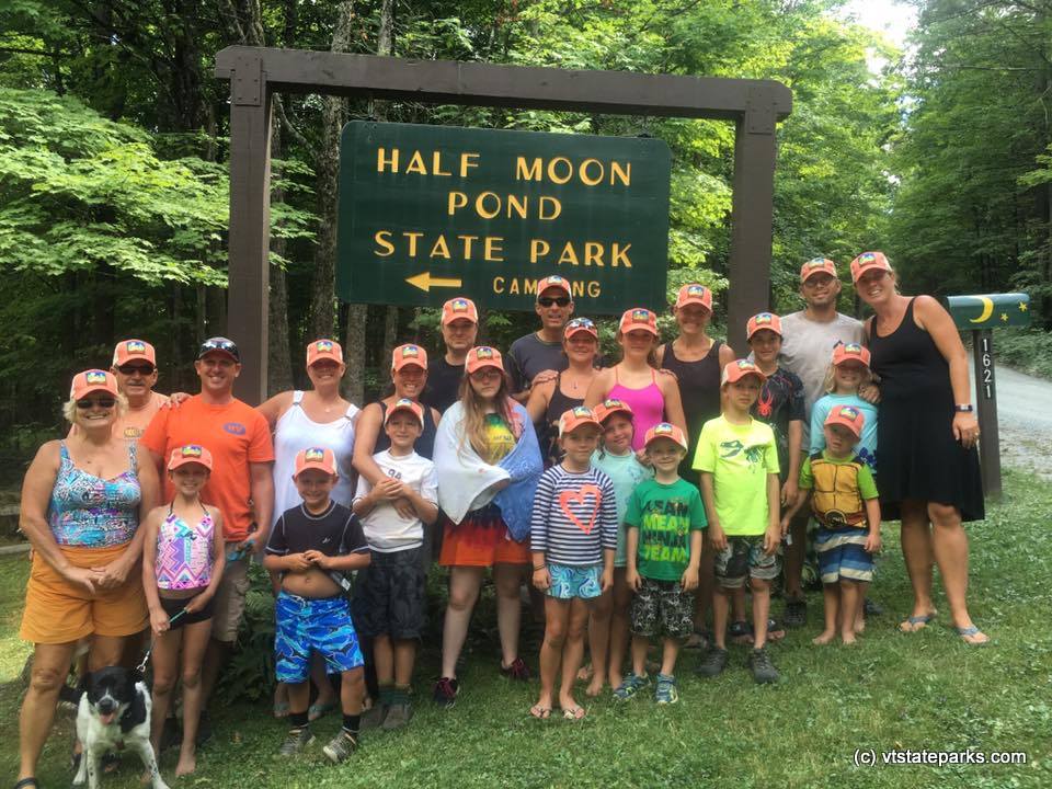 The gang's all here, at Half Moon State Park by Kelly Thompson.