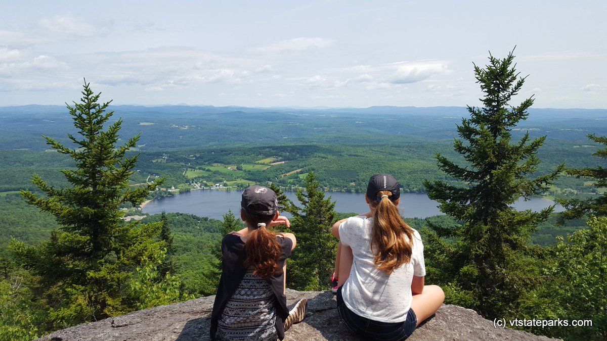 Taking in the view of Lake Elmore by Matt Turmel.