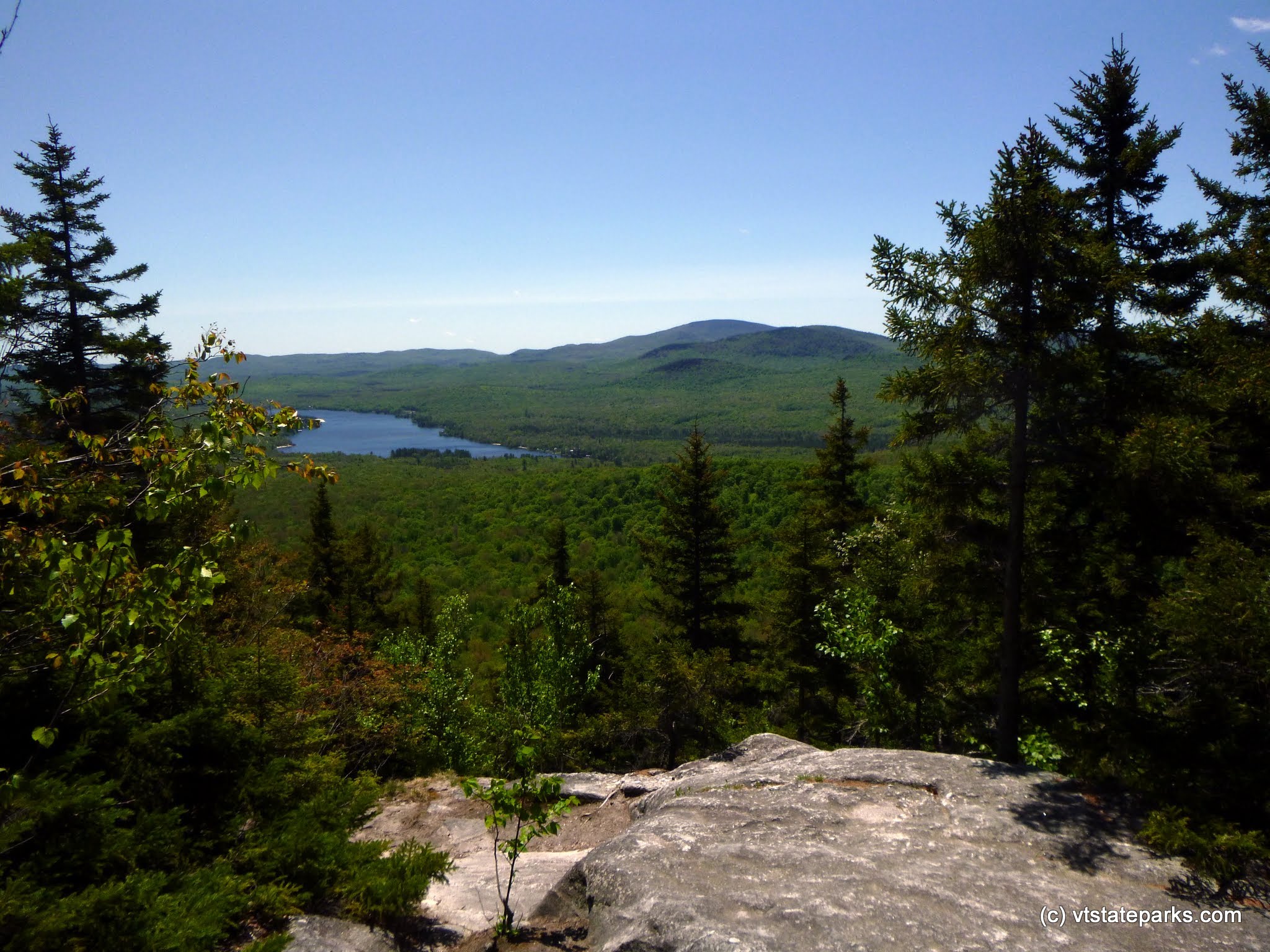 Scenic view at on Big Deer Trail in Groton State Forest by Justin Lajoie