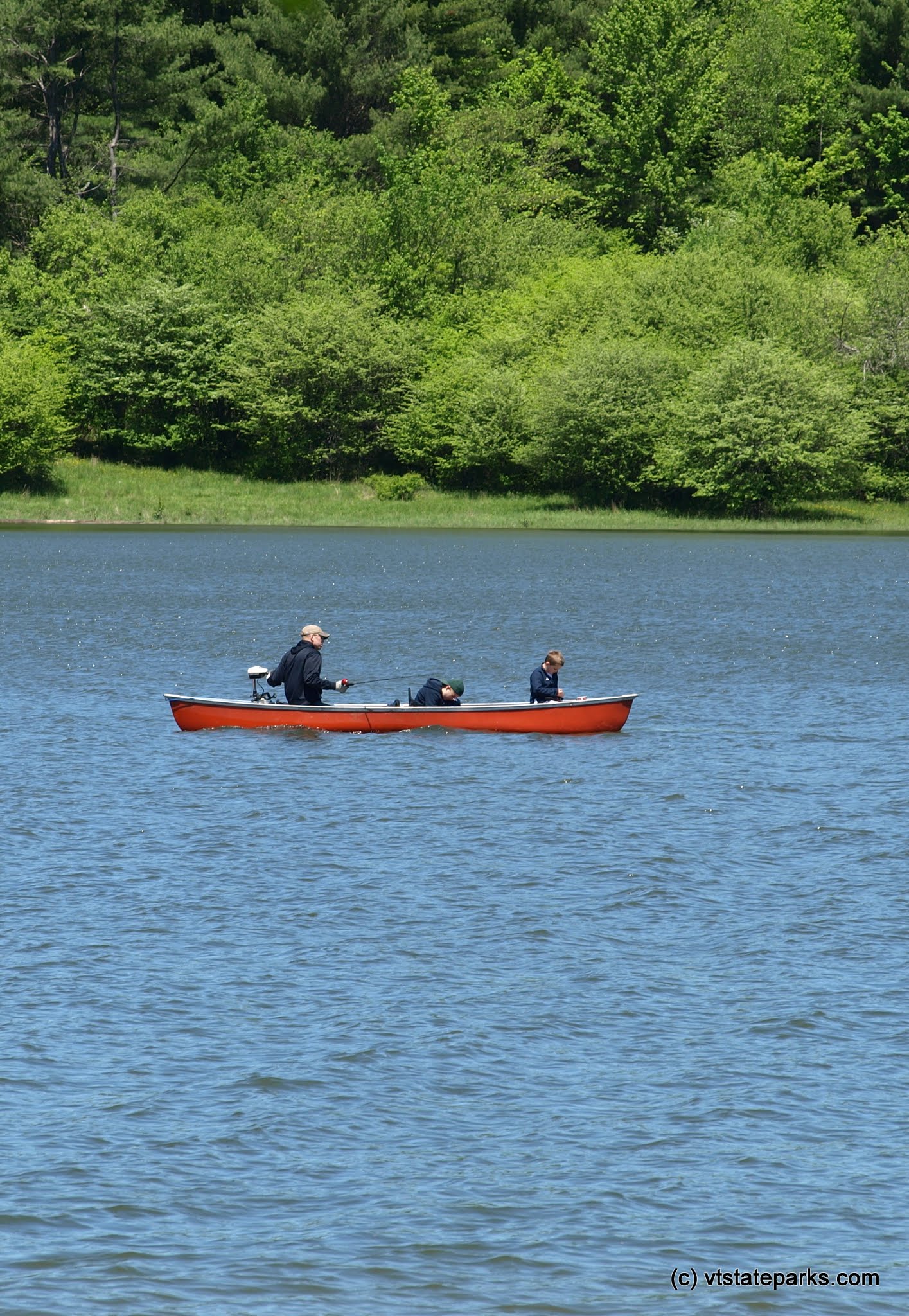 Fishing at Waterbury Center State Park