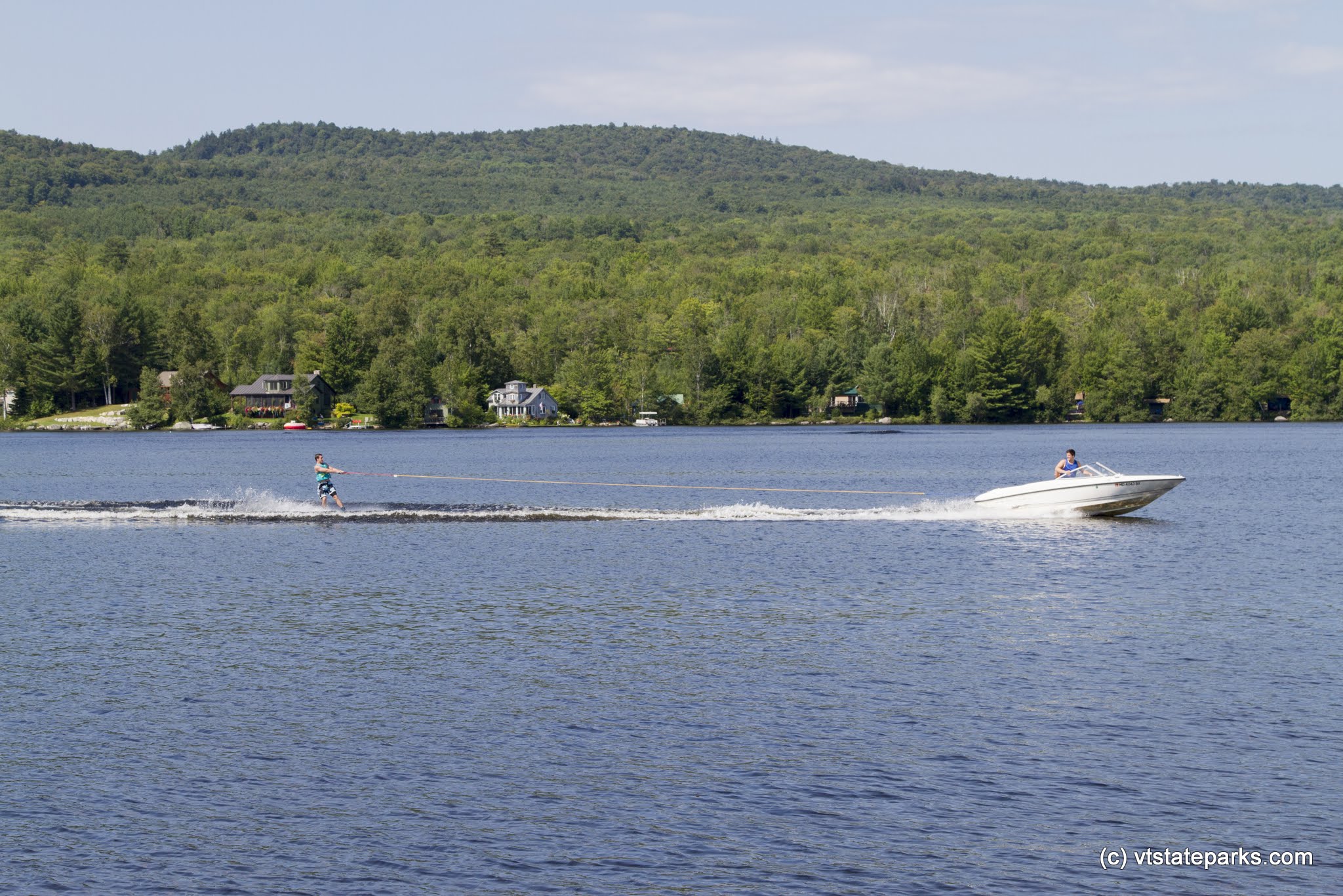 Waterskiing fun at Boulder Beach State Park by Karalyn Mark