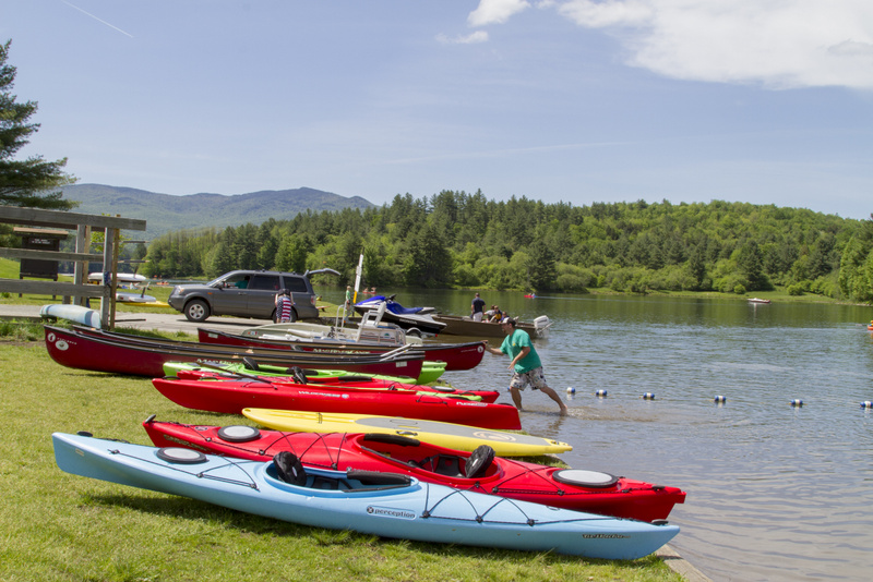 Lots of different boating options at Waterbury Center State Park by Karalyn Mark