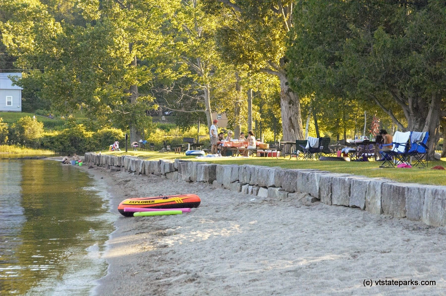 Crystal Lake Beach area