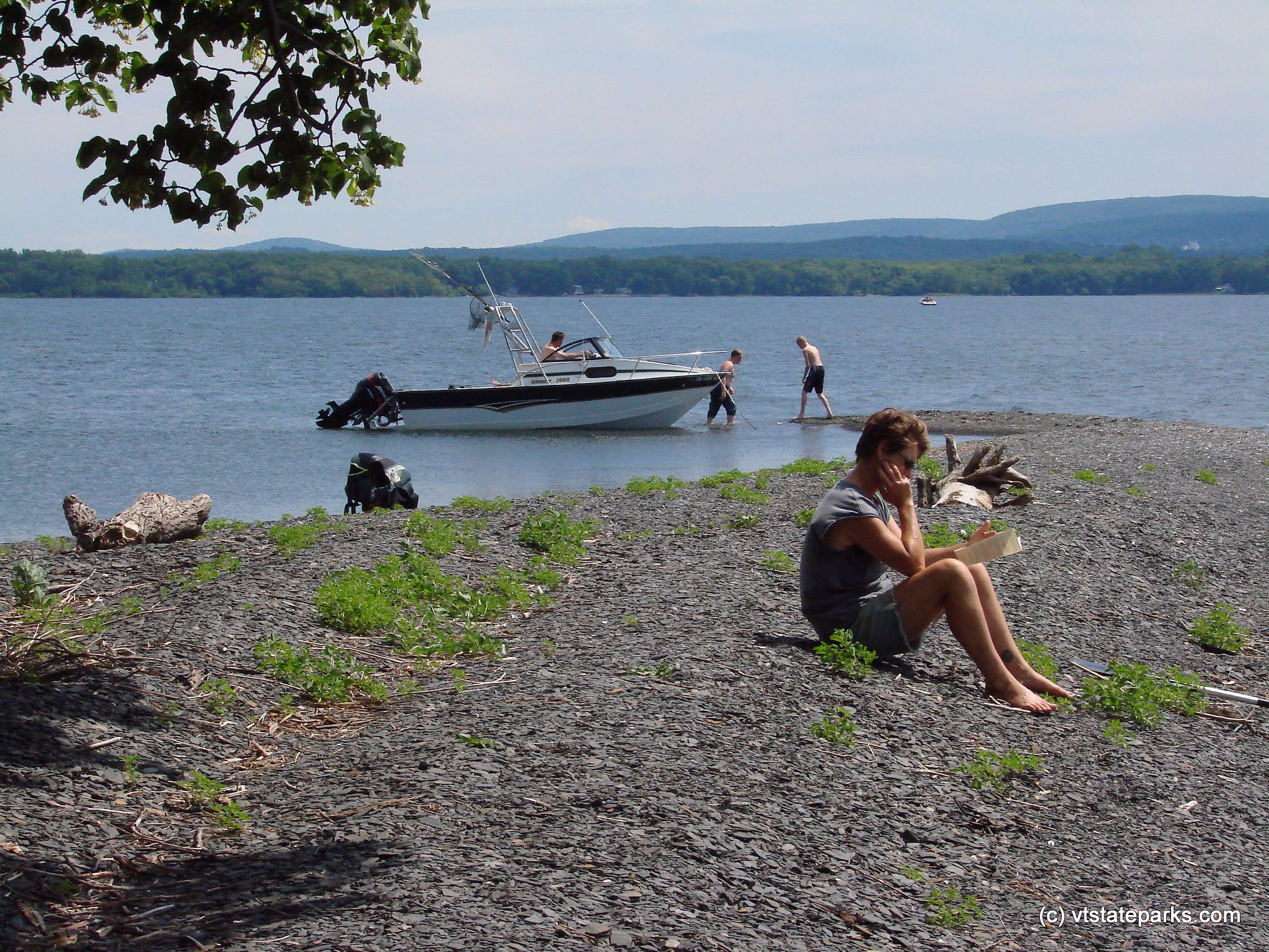 Summer day at Woods Island State Park by Sara Hayes