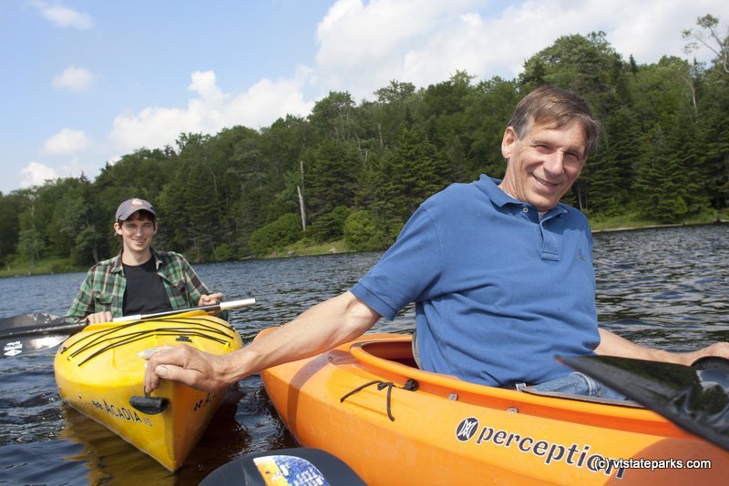Kayaking with the family at Woodford State Park by Ellie Stover