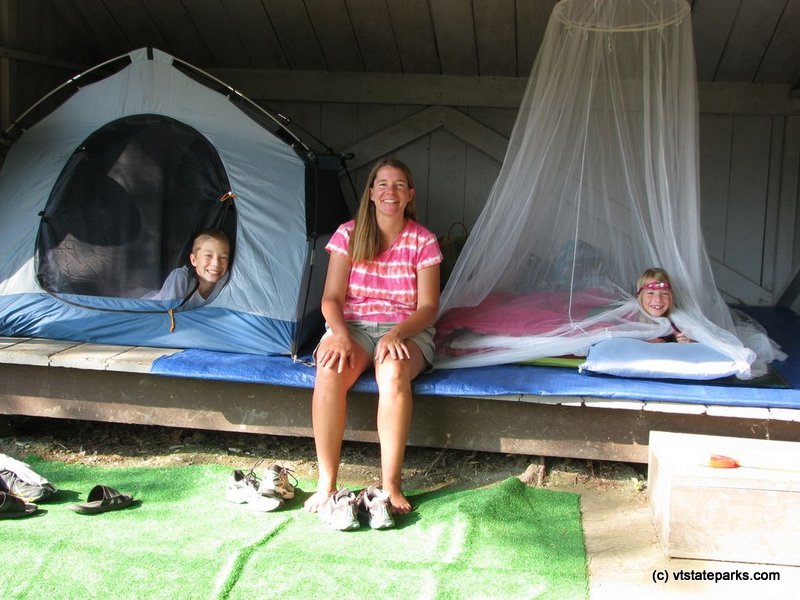 Our First Lean-to Camping Trip, Half Moon