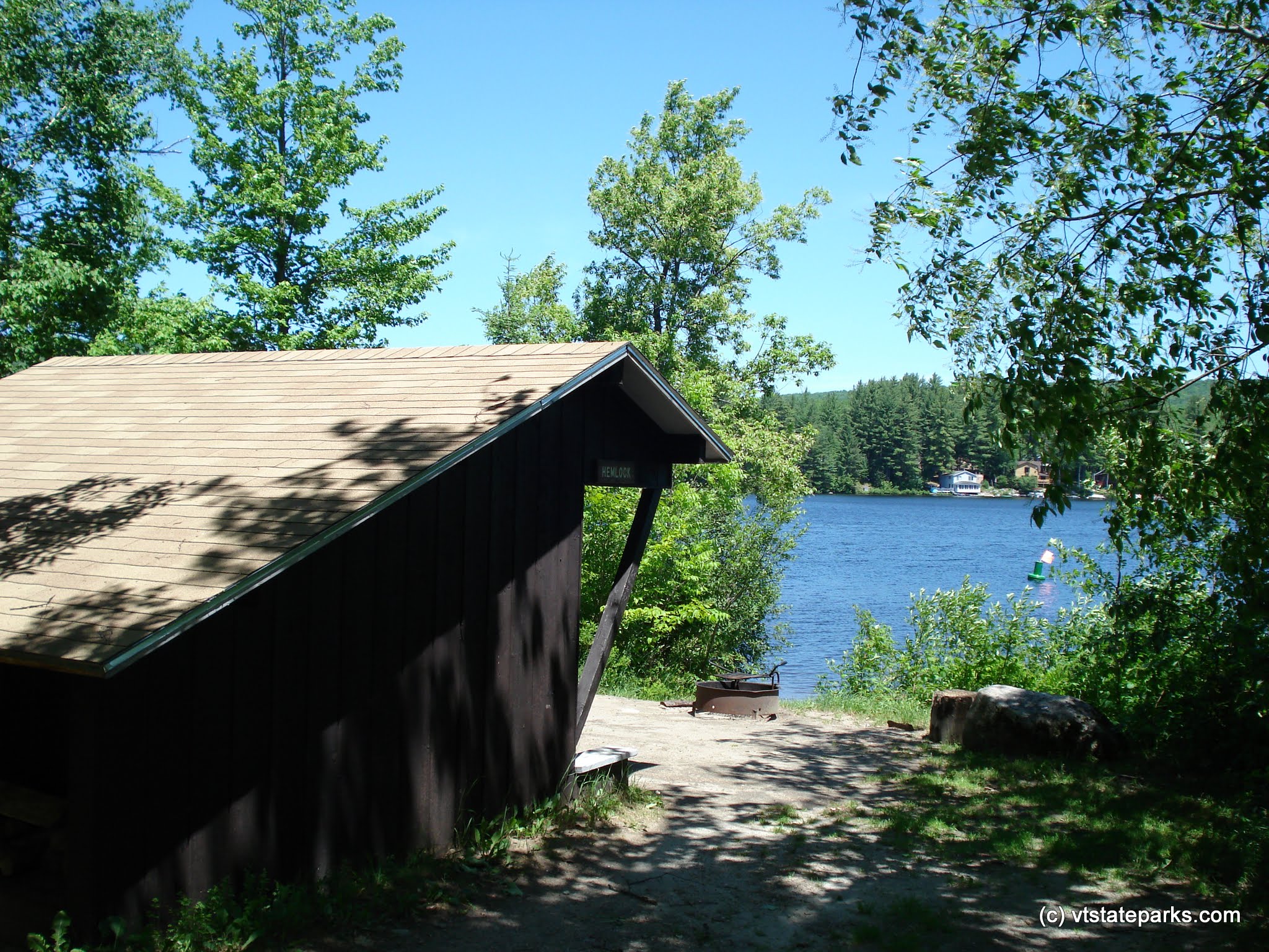 Beautiful waterfront lean tos sites at Stillwater State Park