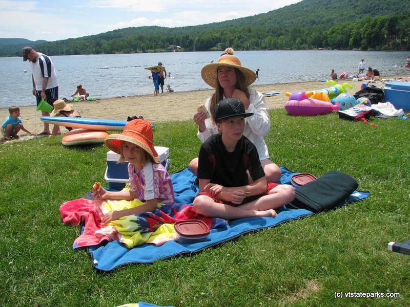 Picnickers at Lake Elmore