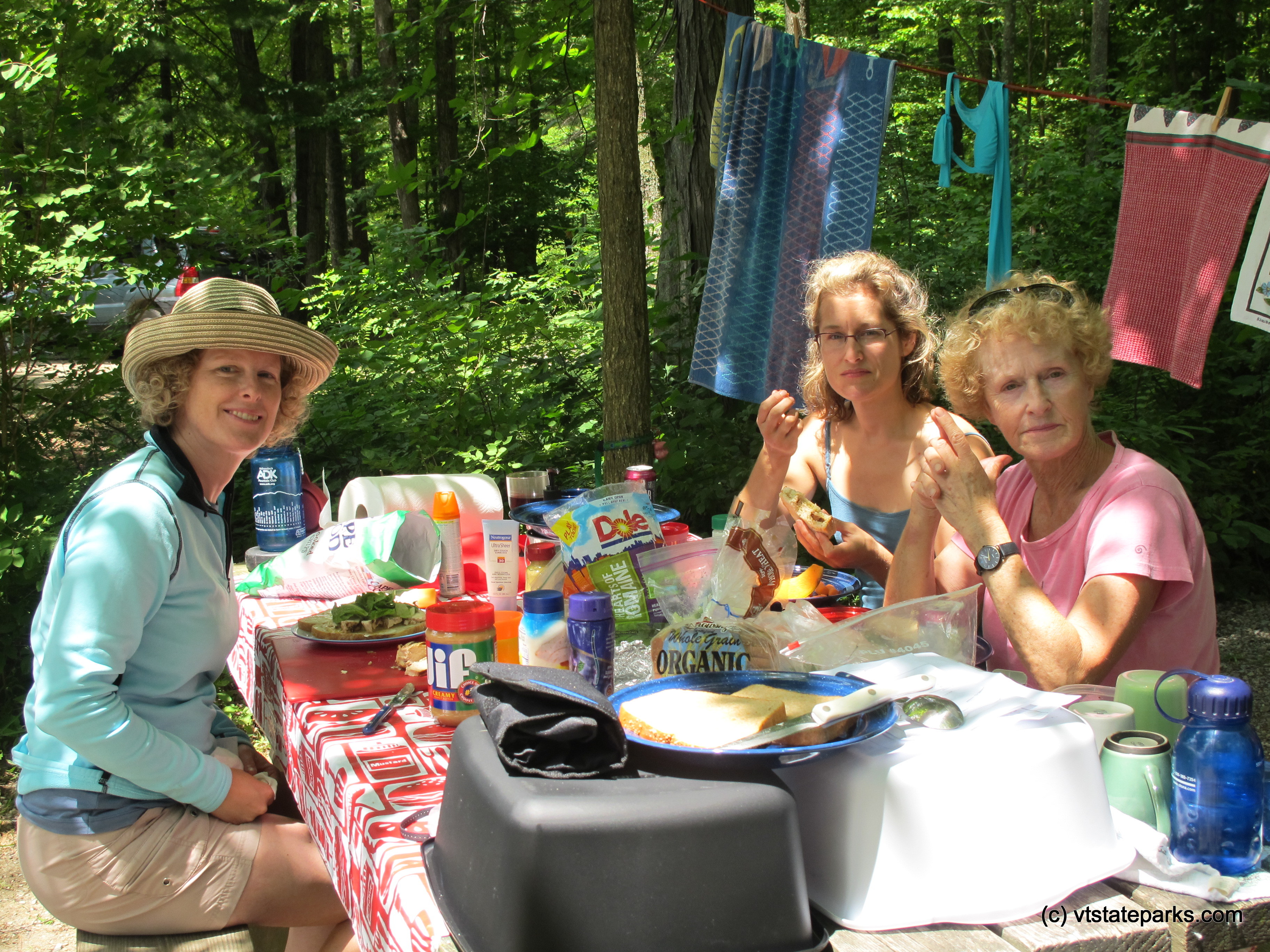 Lunch time at Half Moon Pond State Park by Caroline Bell