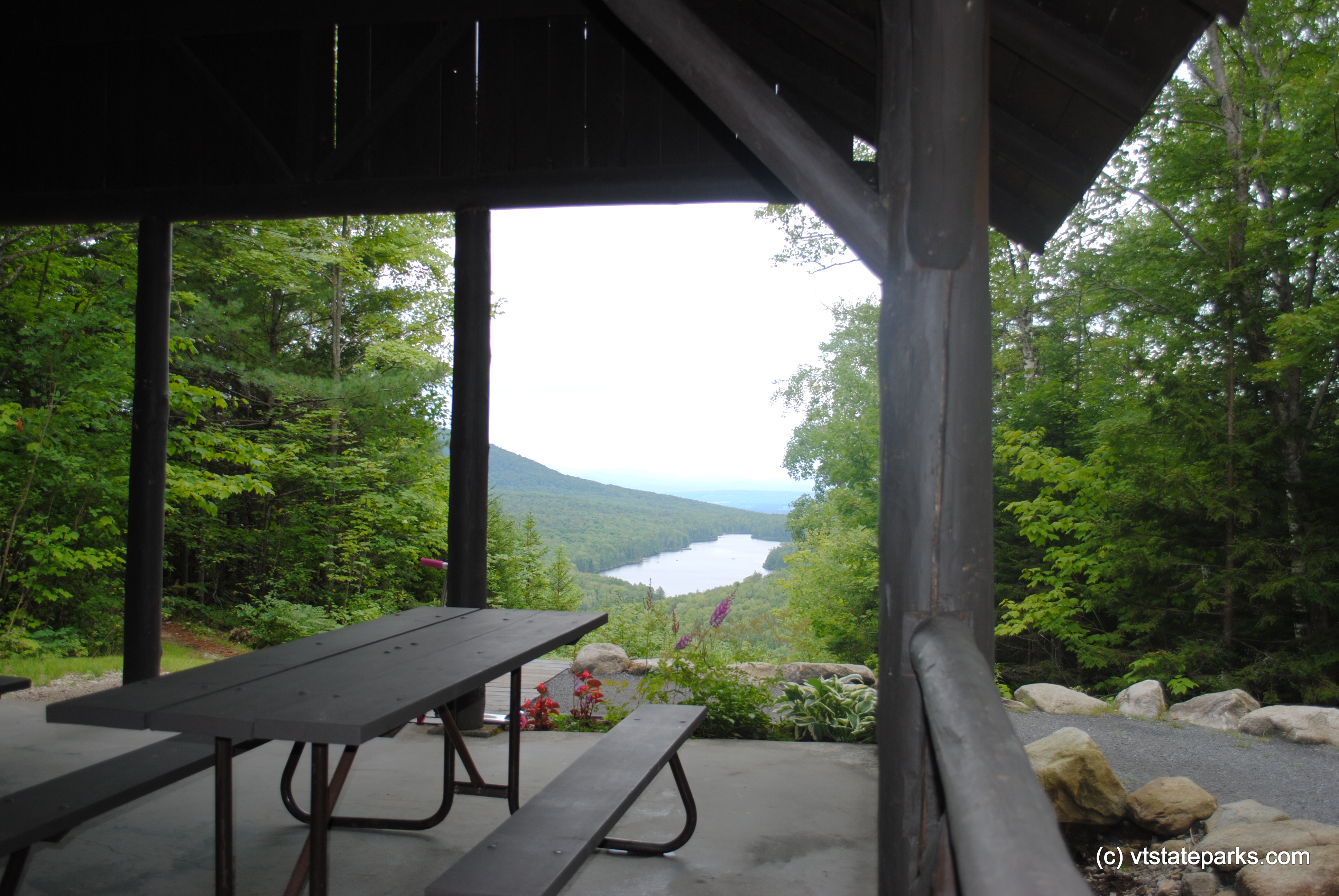 View from the Owl's Head picnic pavilion, New Discovery State Park by Nicole Olmstead